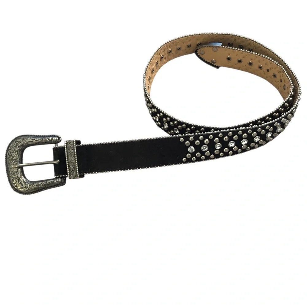 Guess black faux